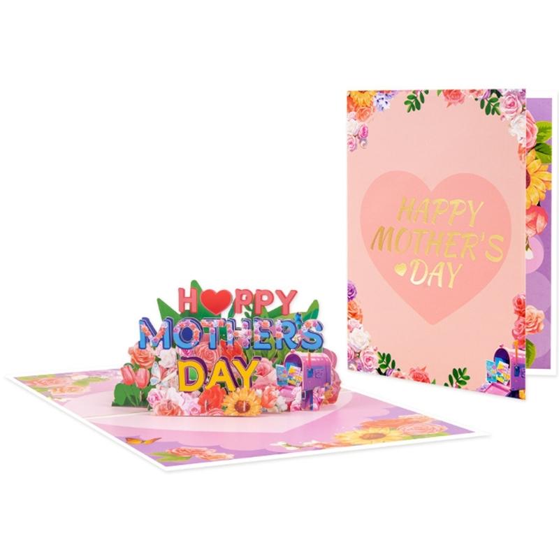 Popup Cards 3D Flowers Popup Birthday Card Popup Greetings Cards Gift Cards for Valentines Day,Mother Day,Birthday
