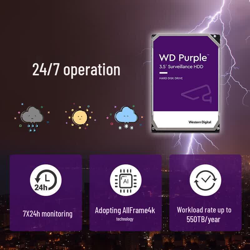 Western Digital WD Purple Pro 18TB Surveillance Hard Drive