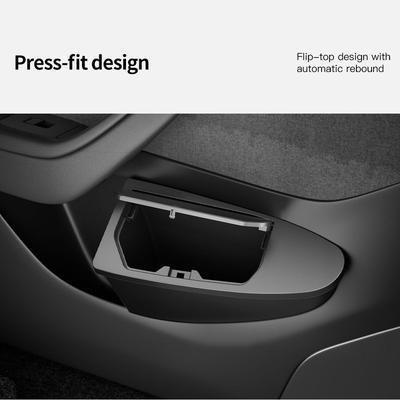 YZ Fronttür-Aufbewahrungs-Mülleimer für Tesla Model Y Juniper 2025 Auto-Tür-Aufbewahrungsbox Multifunktionaler Organizer Autozubehör