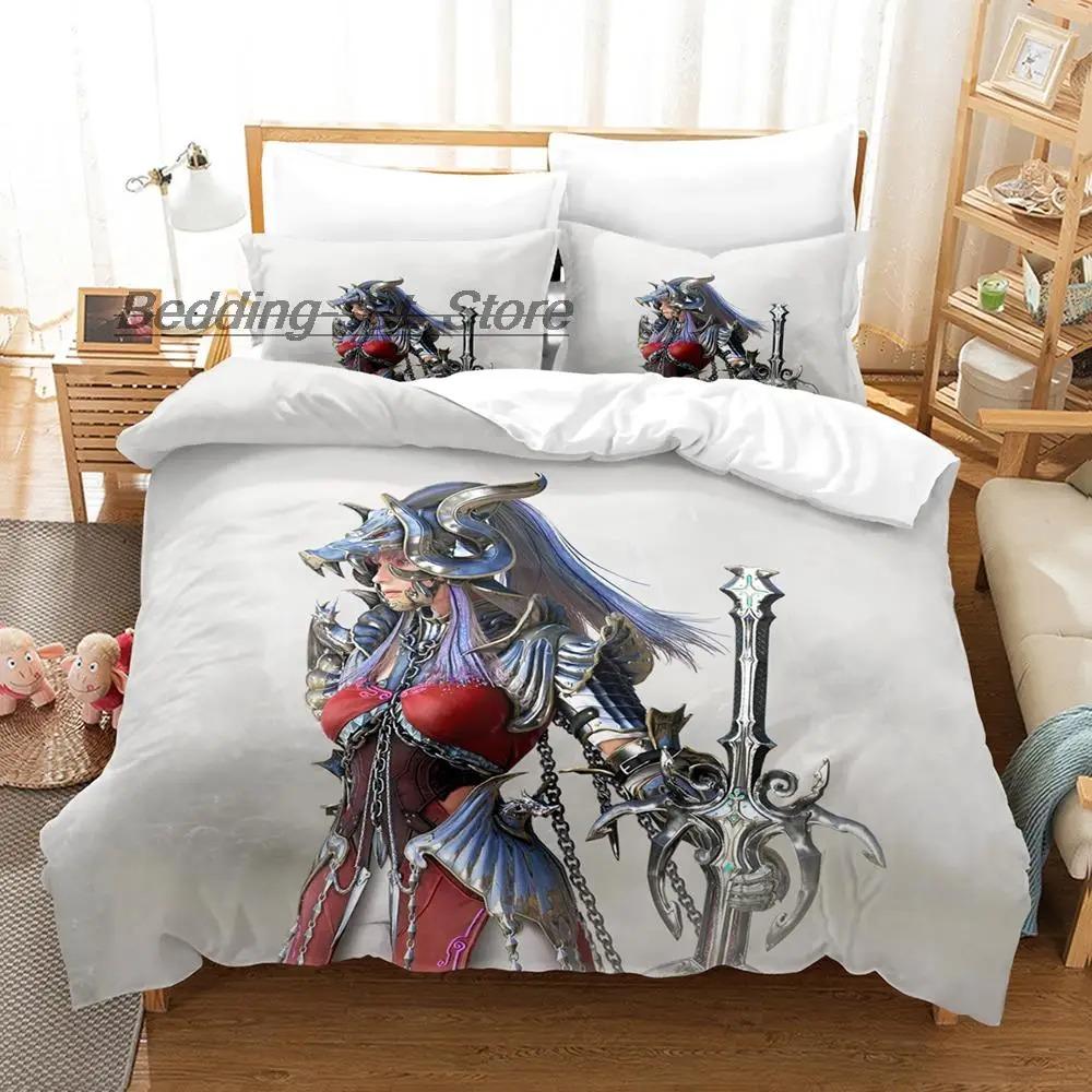 Spel Black desert Sängkläder Set Enkel Twin Full Queen King Size Sängset Vuxen Barn Sovrum Påslakan Set Anime Lakan Set