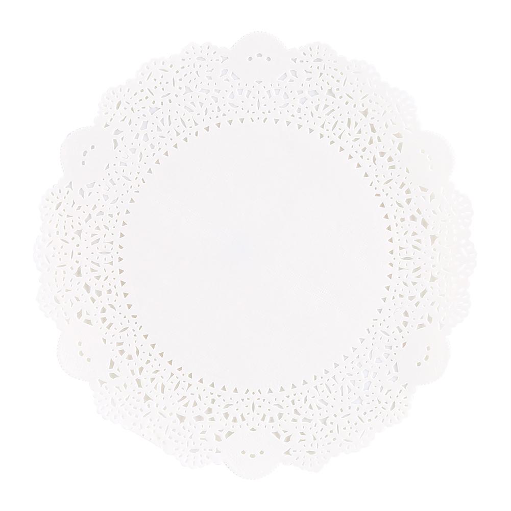 180Pcs Hollowed Decorative Paper Doilies Cake Mat Crafts Wedding Party Decoration