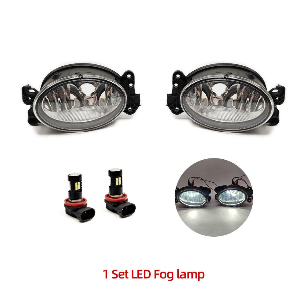 Car Front Bumper Fog Light Fog Lamp Headlight For Mercedes Benz W211 W204 W219 G500 X164 W164 R320 R350 R550 Car Accessories