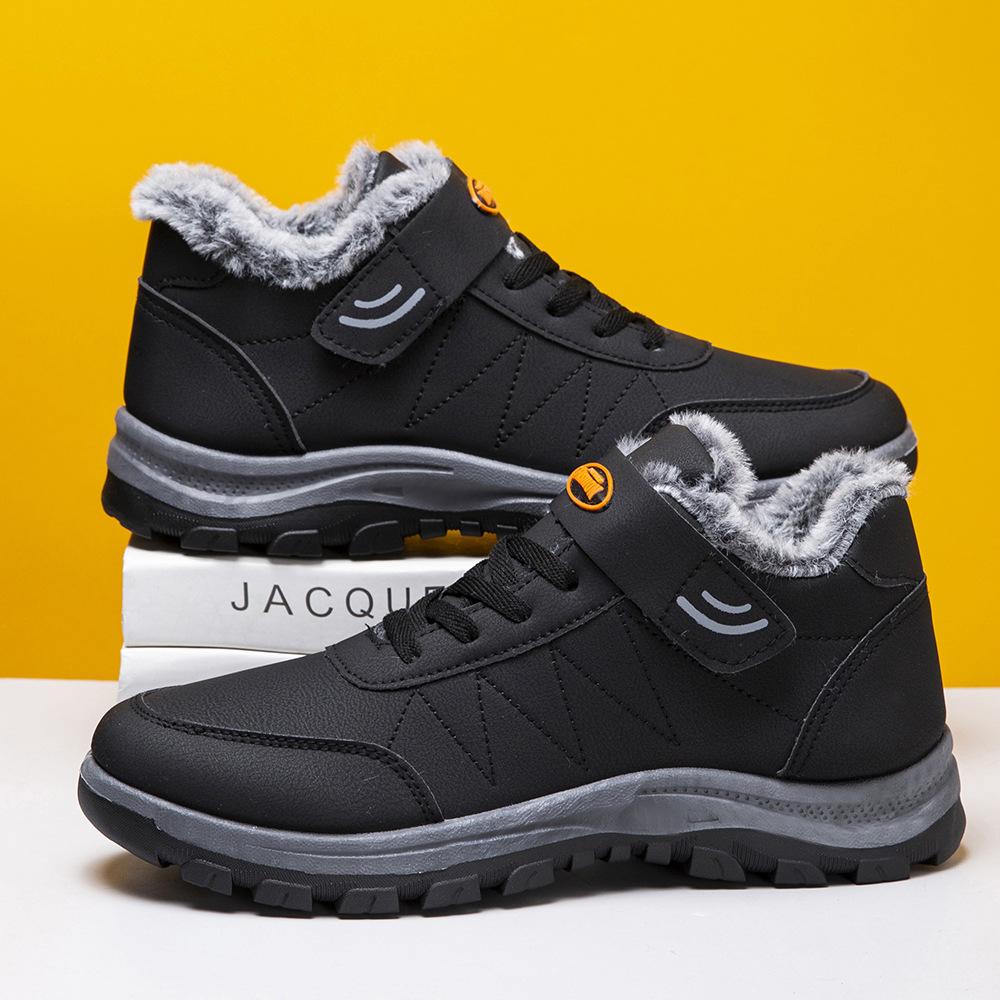 Winter new walking cotton shoes piled thickened outdoor snow boots non-slip wear-resistant soft-soled mountaineering shoes 39 2550₽