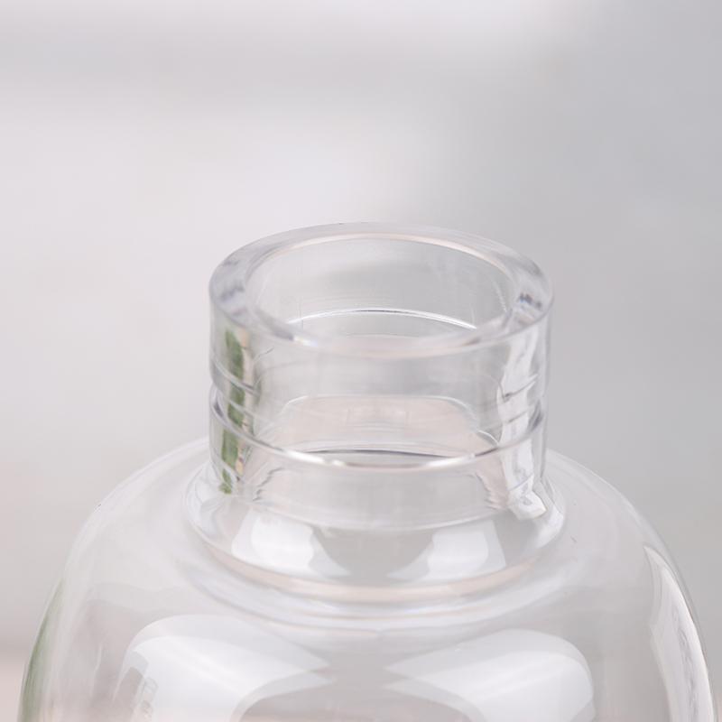 Water Cup Sport Water Bottle With Time Scale Couple Plastic Portable Water Container Anti-Drop Outdoor Water Bottle