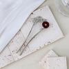 Exquisite Alloy Hair Stick Snake Hairpiece with Sparkling Snake for Evening Dinner Wear Photo Props