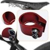 Seat Post Clamp Saddle Clip Aluminum Alloy Easy to Install 1.25" Replace Road Bike Tube