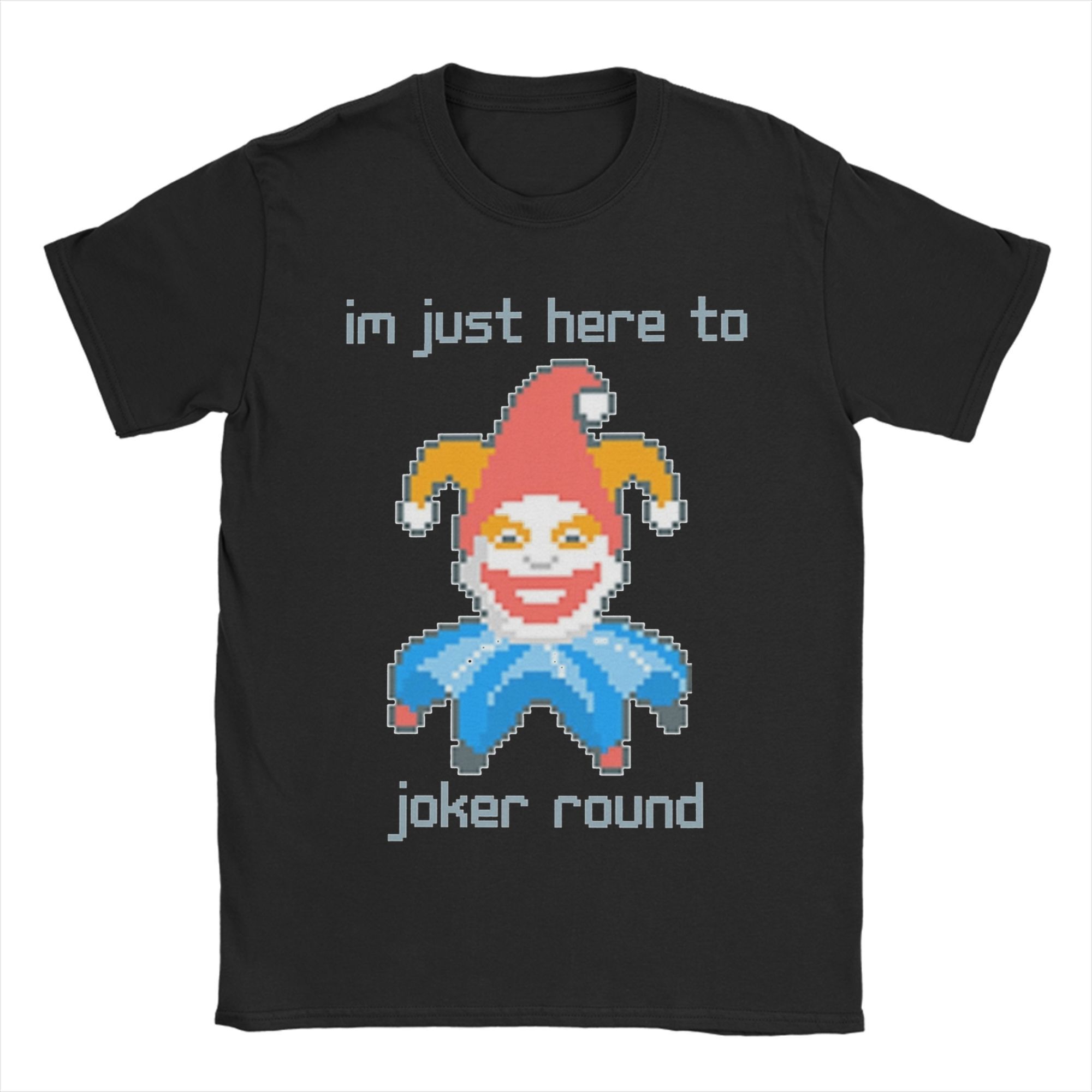 

Funny Balatro Game Card Joker T-Shirts Men Round Neck Cotton T Shirt Short Sleeve Tees Adult Tops 4XL