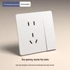 Mijia APP Smart Switch Control Panel with Mesh 2.0: Enables Whole-house Voice-controlled Lighting, Compatible with Single/zero Fire Setups.