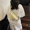 Grid Pattern Waist Bag Multiple Pockets Fashionable Crossbody Bag for Women Street Style Accessory
