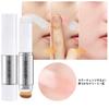 Wirwody Color-Changing Foundation Stick 2-in-1 Makeup Base with Brush, Double Head, Lightweight, Waterproof, Sweatproof, Moisturizing, Long-Lasting,