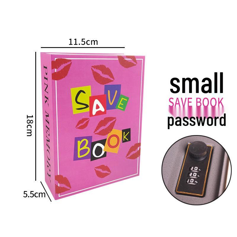 Large Creative Book Safe with Password Lock, Money Box, and Coin Bank