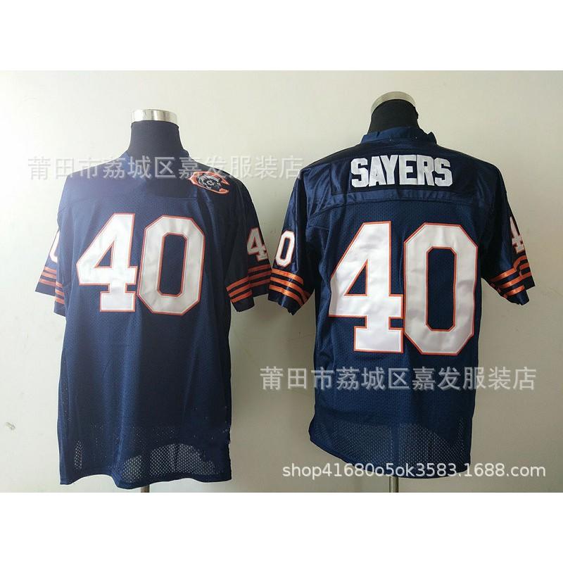Chicago Bears Vintage NFL Football Jersey Mens Cotton Sports Tee Retro Embroidered Team Apparel