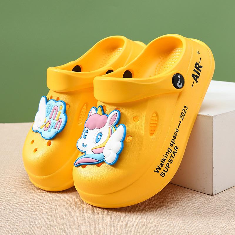 Stylish Lightweight And Unicorn Pattern Kids Clogs For Boys And Girls Ideal Beach For