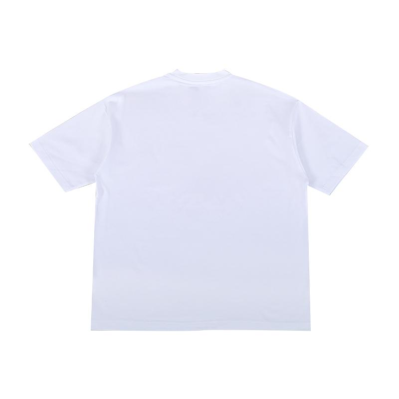 Vans Off The Wall Sports Casual Series Letter Round Neck Pullover Short Sleeve T-Shirt Men Tops White VN000NJHWHT