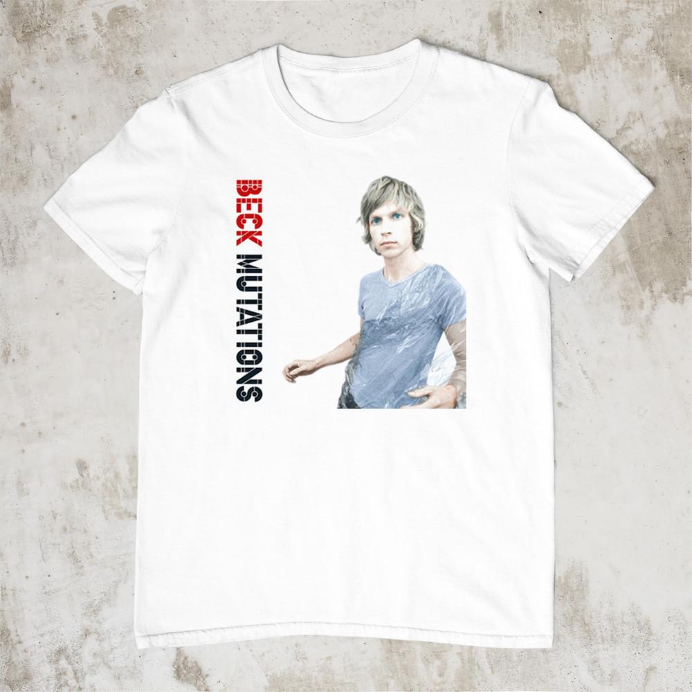 

NEW Beck Singer Mutations Album White T Shirt All Size S5Xl Unisex T-Shirt XXXXL
