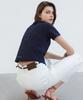 Your Back Logo Point Crop T-Shirt / Navy
