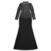 European & American Fashion Women's Long-Sleeve Beaded Bodycon Dress