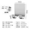 Cross-border Stainless Steel Razor Rack Punching Toilet Hanger Plug Hook Double Hook Sticky Hook Shaving Beard Shelf Razor Holder(Economic Model) 3M