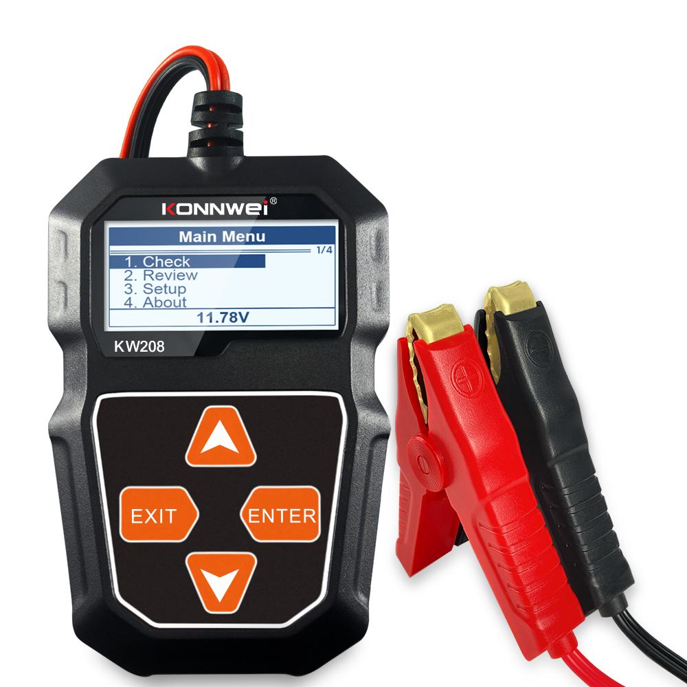 Battery Health Analysis Car Battery Tester KW208 Battery Analyzer