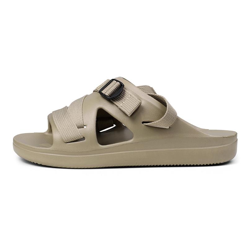 

Летние сандалии, мужские черные повседневные туфли, мужские дышащие тапочки, классические мужские сандалии 45 коричневый