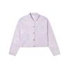 (WMNS) Printing Casual Reversible Short Shirt Jacket Purple Women's 10022421-A01
