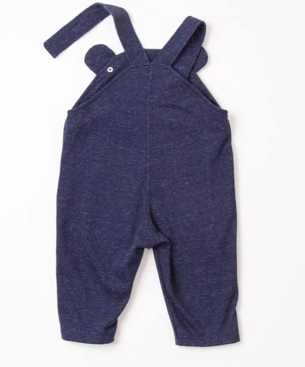 Meine kleine Made in Japan Baby Strick Denim Unterteile Strampler Overalls Bären Overalls Baumwollstrick Denim Schneider/Original "Denim Größe 80cm" 100%