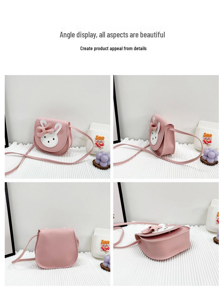 Korean Stylish Mickey Bow Crossbody Bag for Women & Kids - 2025 Autumn/Winter Collection