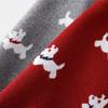 New Autumn/Winter Unisex Children's Dog Jacquard Long-Sleeve Cotton Cardigan Sweater