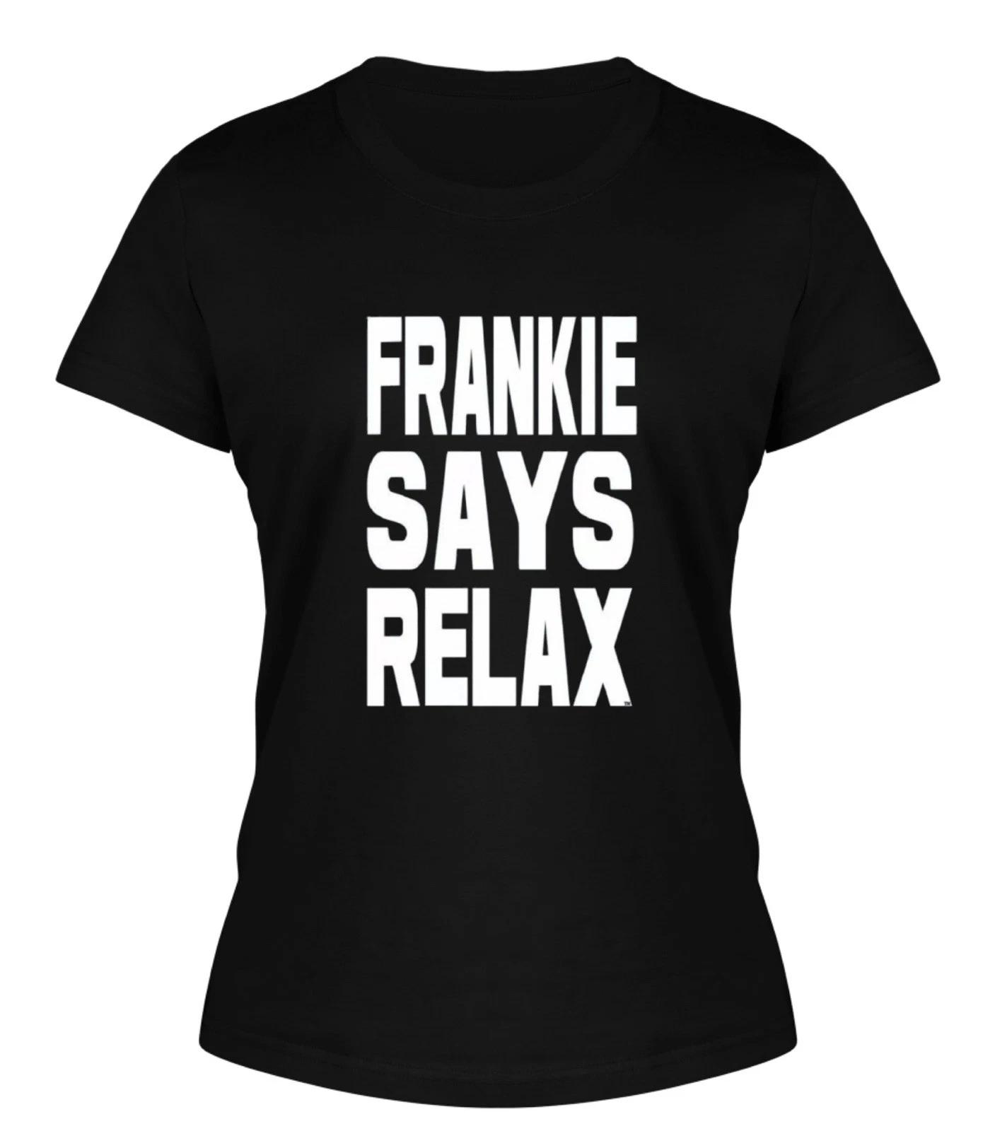 Frankie Says Relax WOMENS T-SHIRT 80S t shirt retro t-shirts tee All Sizes S