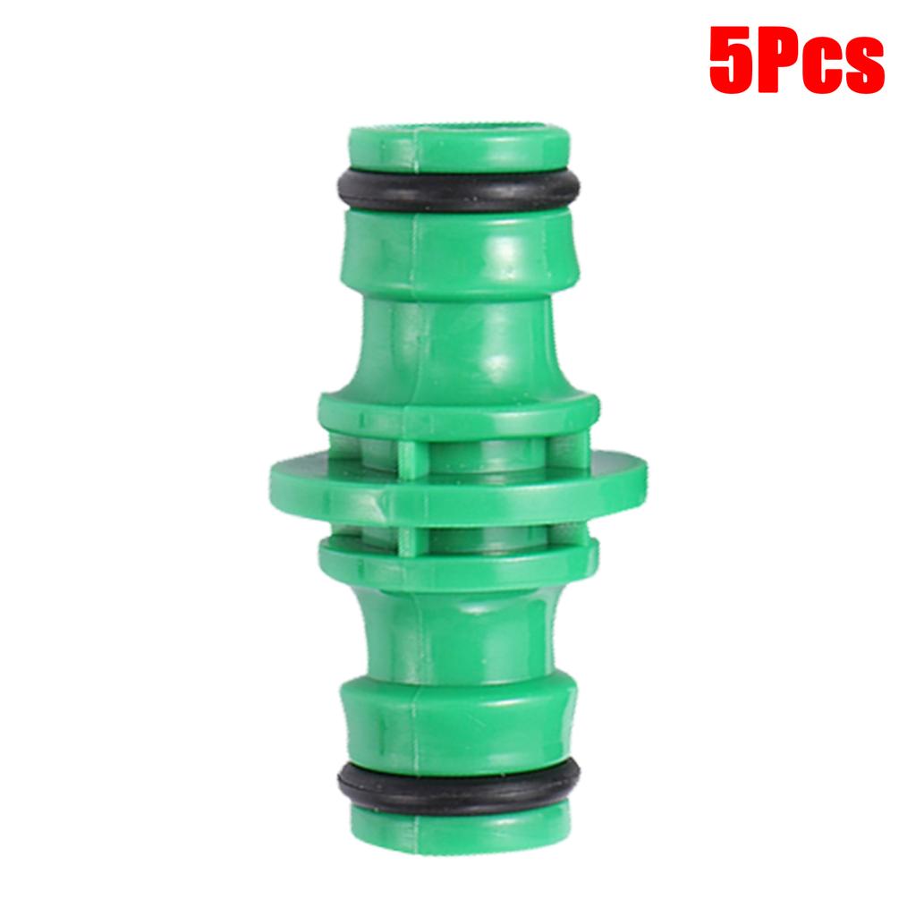 5Pcs Garden Water Quick Connectors 1/2" 3/4" 1" Pipe Fast Release Coupler Irrigation Car Washing Pipe Extension/Repair Joint