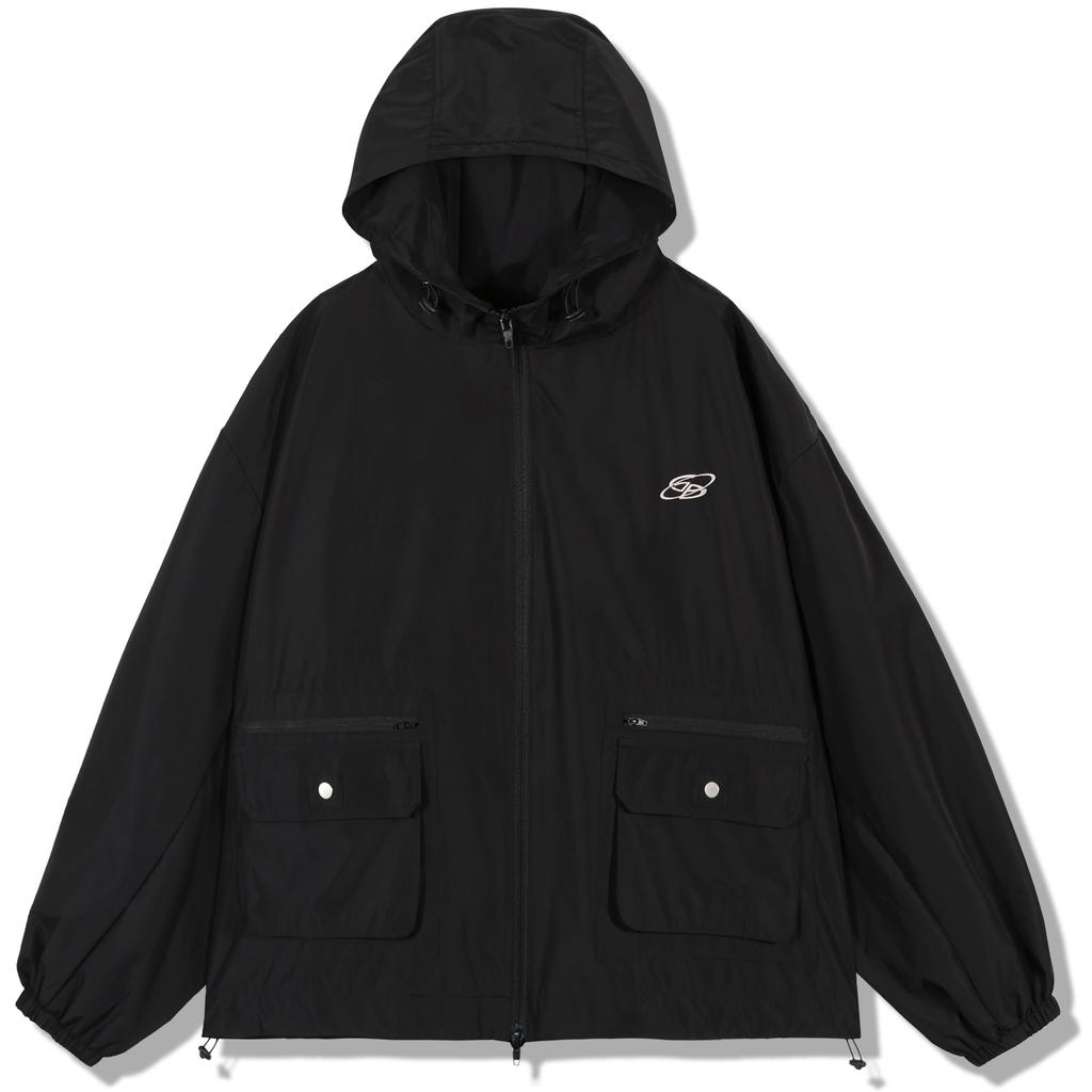 Gubin Oversized Pintuck Windbreaker