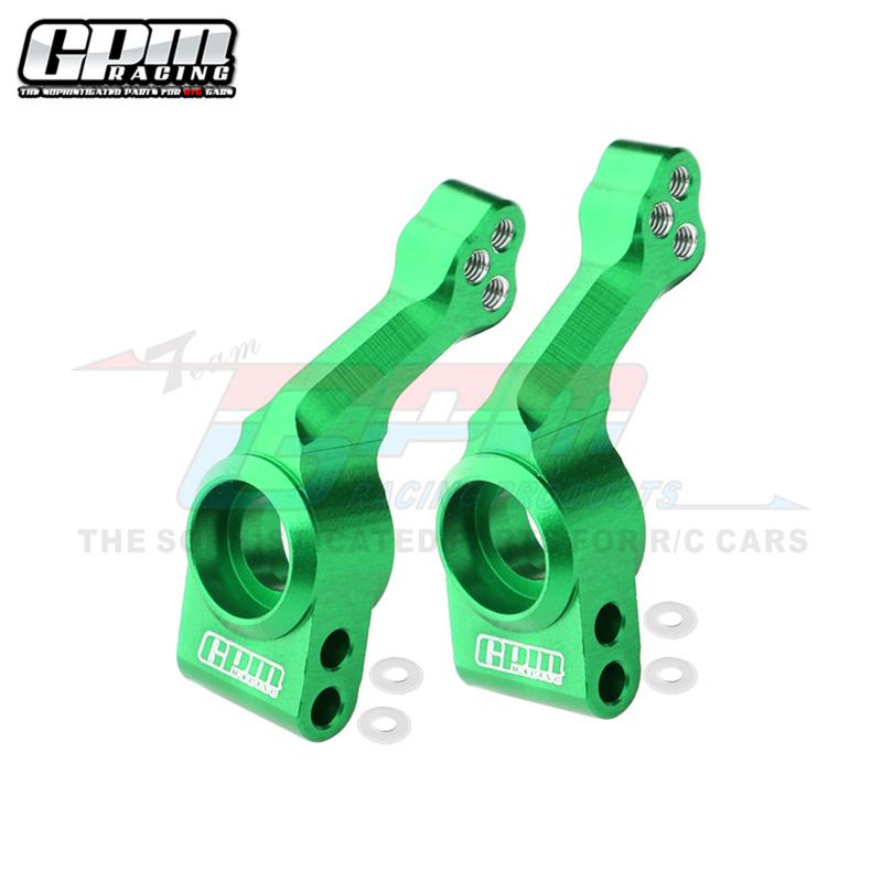 GPM 7075 Alloy Rear Stub Axle Carriers For TRAXXAS Slash Pro Rustler Hoss 4X4