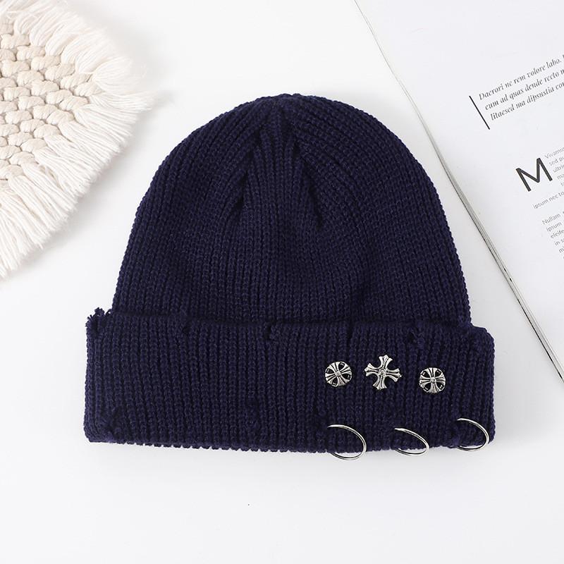 Knit Hat For Men Women Fall Winter Acrylic Warm Windproof Outdoor Sports Fashion Accessory