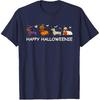 Weiner Dog Witch Happy Halloweenie Cute Halloween Dachshund T-Shirt