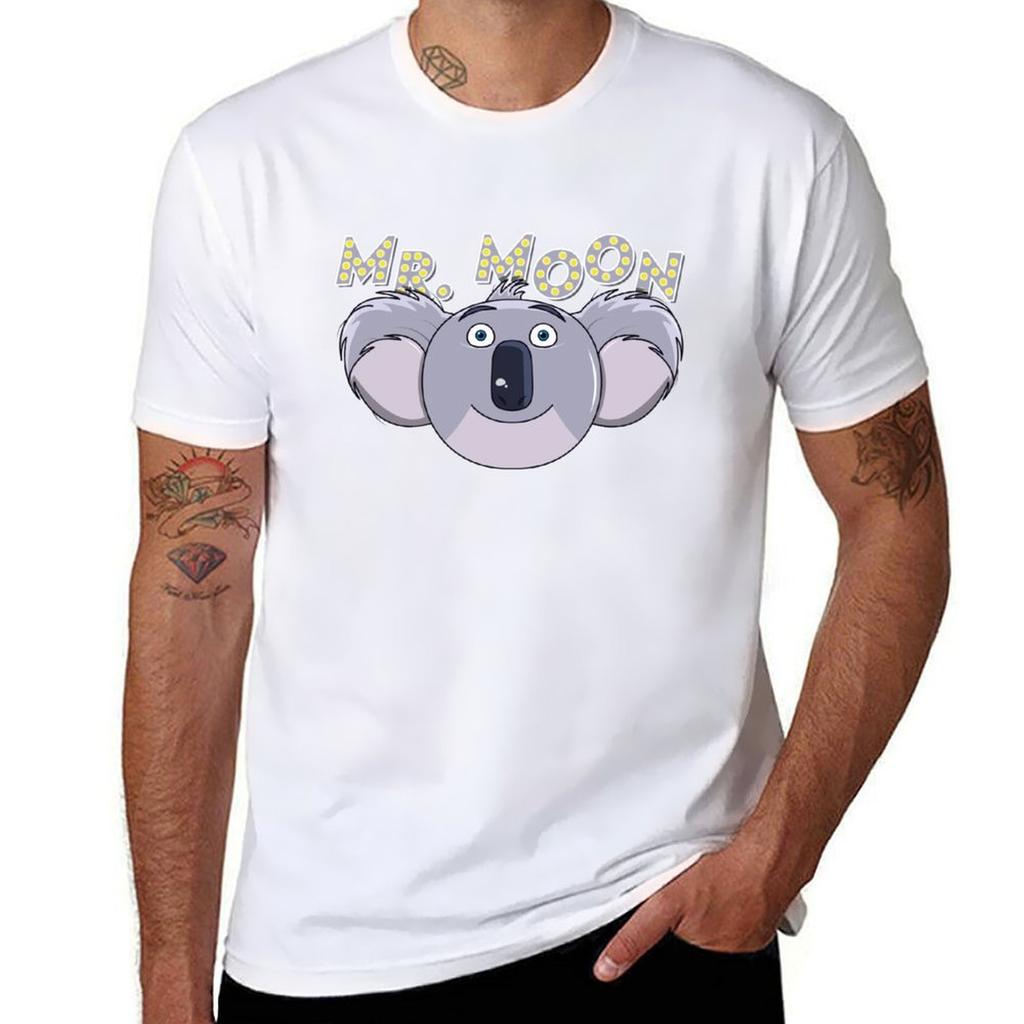 Buster Moon Sing Tshirt Plus Size Summer Short Sleeve Tshirt