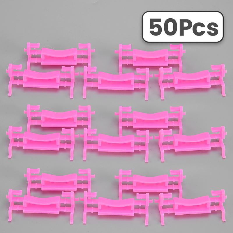 

50Pcs/set Pink Roof Molding Clip Fastener Retainer 7403A143 Fit for Mitsubishi Lancer Outlander Sport 2011-2017 Plastic