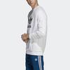 Adidas Originals Trefoil Crew Neck Sweatshirt Men Tops White DV1544