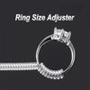 Spiral Based Ring Size Adjuster Transparent Ring Fixed Reducer Anti Lost Tightener Finger Ring Size Resizer Jewelry Guard