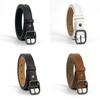 Minimalist Pu Leather Womens Belt With Square Alloy Buckle For Casual And Office Wear