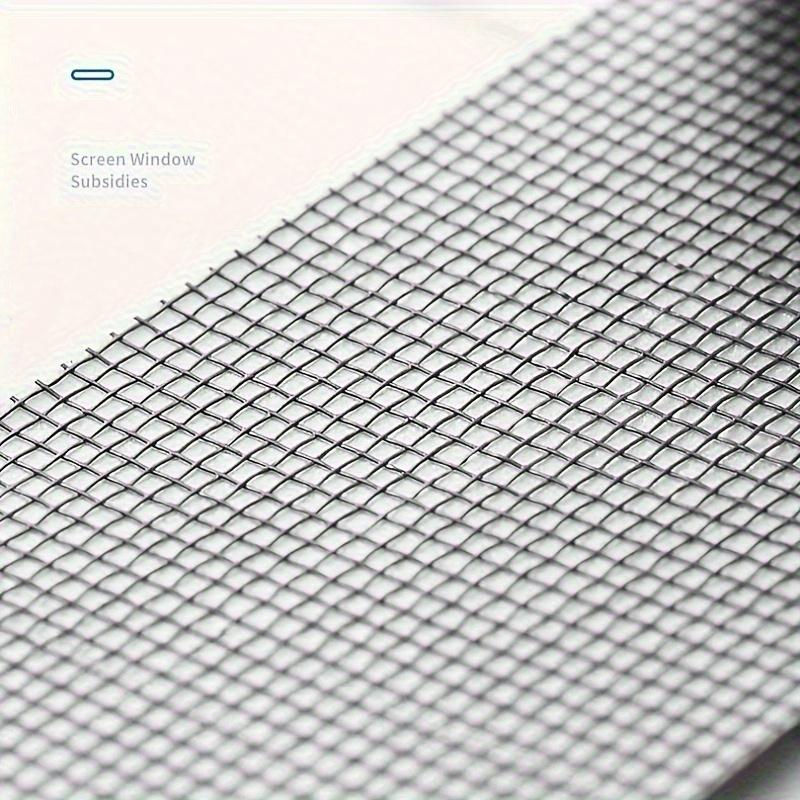 Flexible High-Strength Self-Adhesive Screen Repair Tape, Waterproof Mesh Patch for Window and Door Screens, Anti-Mosquito Cloth Surfaces Fix