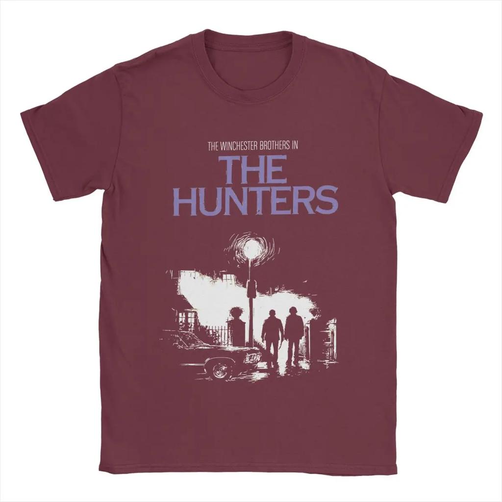 The Hunters Supernatural & The Exorcist Men T Shirts Casual Tees Short Sleeve O Neck T-Shirts Cotton Original Clothes