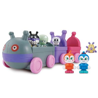 Anpanman's First House Doll Set: Dadandan Train and Baikinman's Friends, Ages 2 and Up