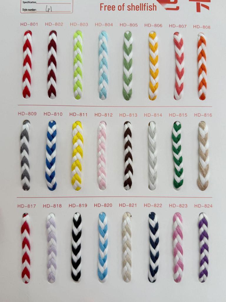 Corda di Cotone Intrecciata Tricolore 8mm: Tessitura Fatta a Mano DIY Decorazioni per Abbigliamento Etnico e Lacci per Scarpe