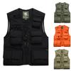 Fishing Vest Detachable Multiple Pockets Multipurpose Soft Comfortable Breathable Air Holes Jacket Multifunctional Outdoor Vest for Travel