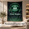 Tapestry Custom Name Text, Wall Hanging Tapestry Home Room DecorHibernian FC