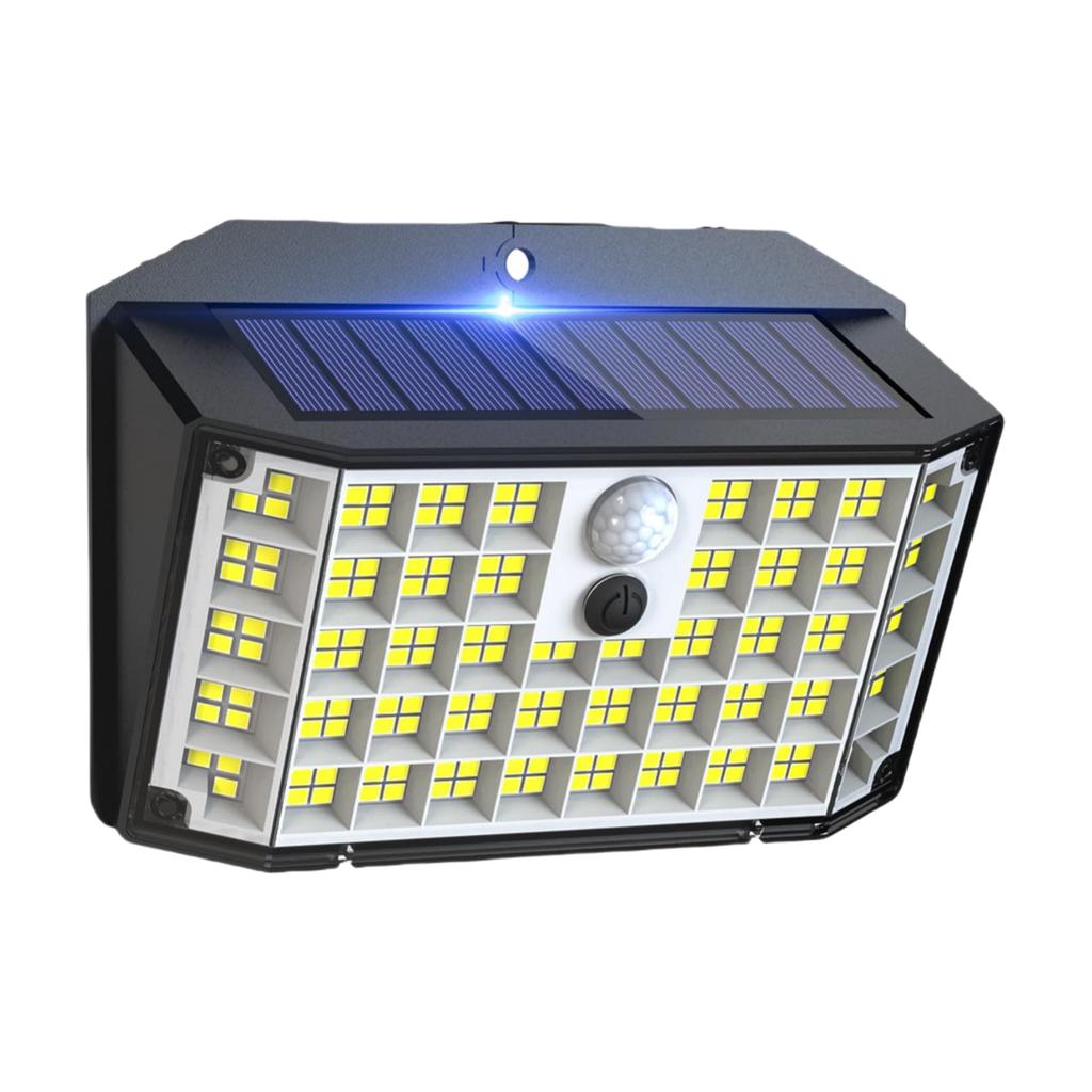 Solar Lights Outdoor,176 LED Super Bright Motion Sensor Lights Waterproof Security Light for Fence Yard Door Patio Garage Step