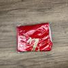 High-End Red Christmas Knitted Stockings with 26 Letters for Gifts & Decorations