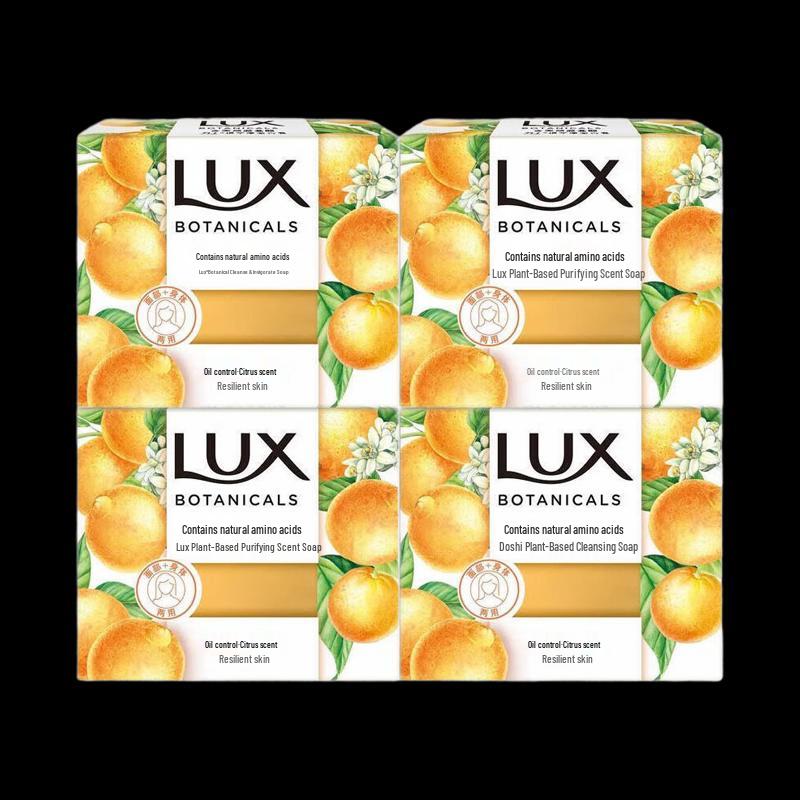Lux Natural Amino Acid Citrus Scent Soap (4-Pack)