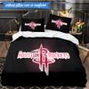 3PCS Rockets Printed Bedding Set For Bedroom Dormitory,  Includes 1 Duvet Cover & 2 Pillowcases for All Seasons Home Decor Fan Gifts