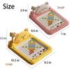 Cartoon Magnetic Drawing Board, Bear Dot Art Design, ABS Cartoon, Interactive Bead Pen Art with Pattern Guide, Home Creative Board